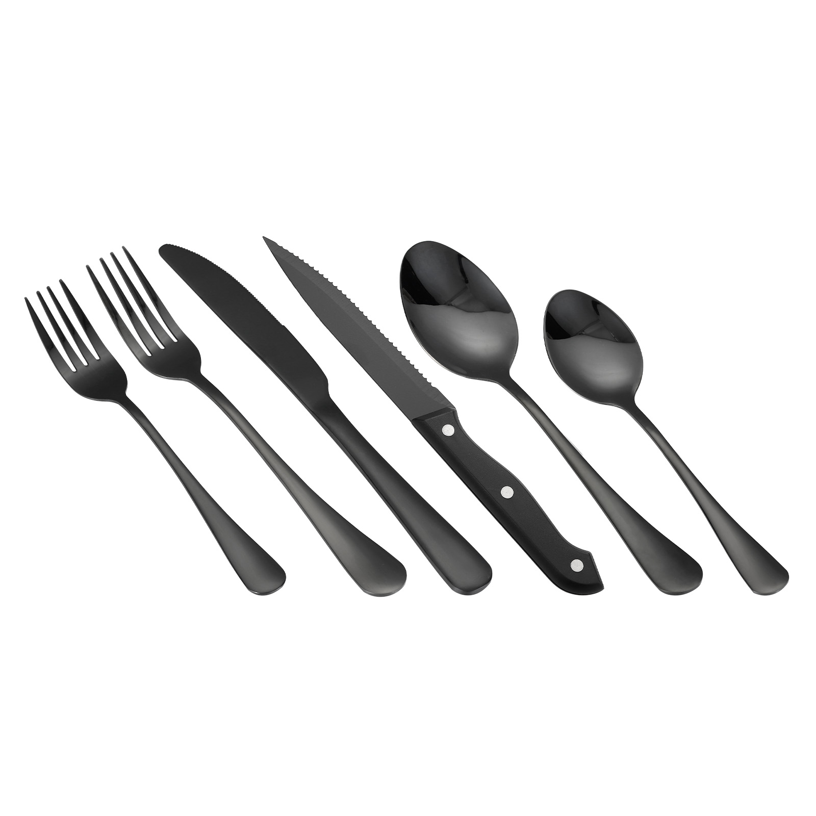 48-Piece Silverware Set Stainless Steel Cutlery Flatware Utensil Kitchen For 8_voghion.com